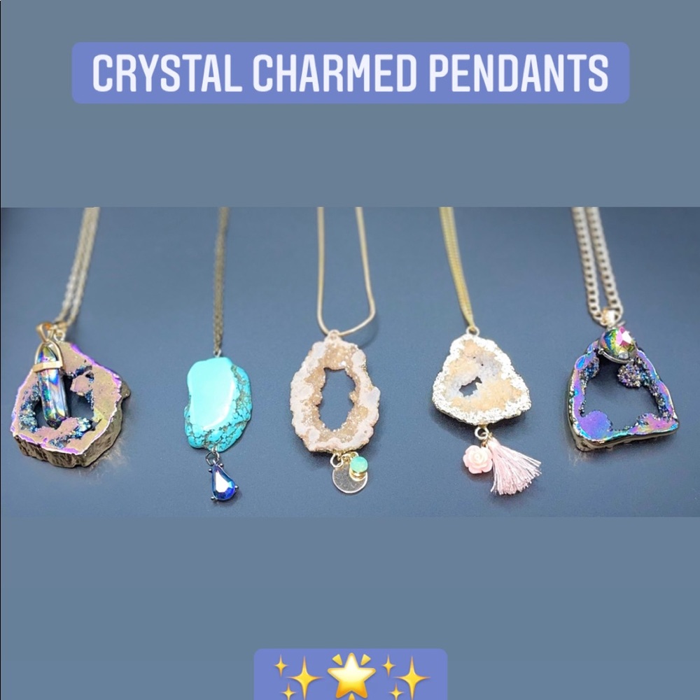 Charmed Crystal Pendants
